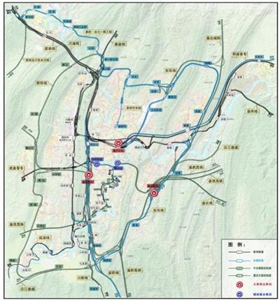 重慶主要鐵路客運站布置圖